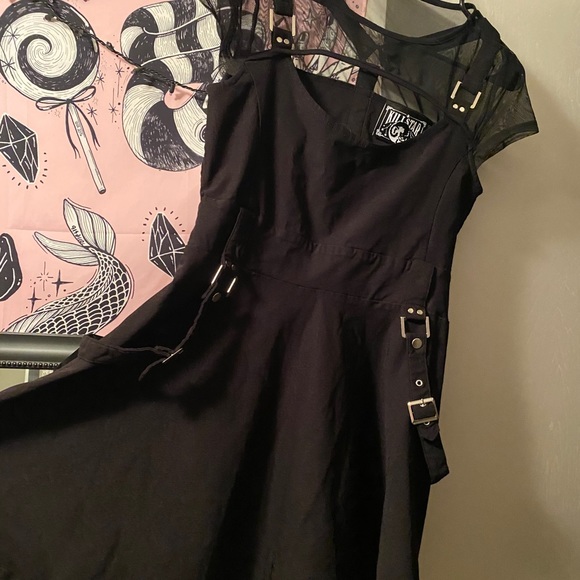 Killstar Kounter Kulture skater dress - Picture 2 of 4